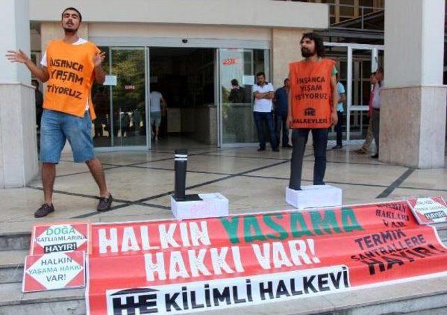 Zonguldak'ta Termik Santral Protestosu