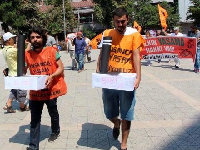 Zonguldak'ta Termik Santral Protestosu