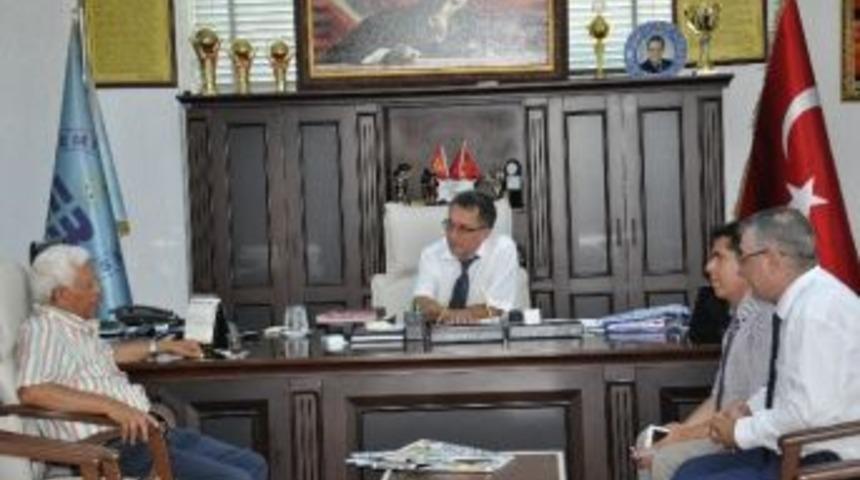 D&uuml;zce Vali Yardımcısı Hasan Bağcı&rsquo;dan Başkan Saka&rsquo;ya Ziyaret