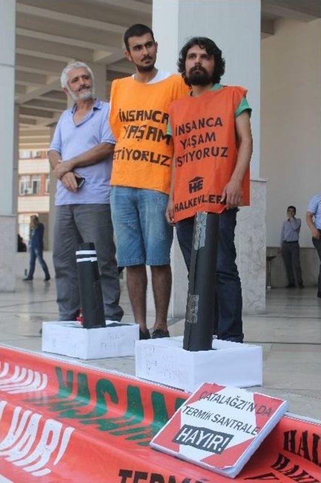 Kilimli’de Termik Santral Protestosu