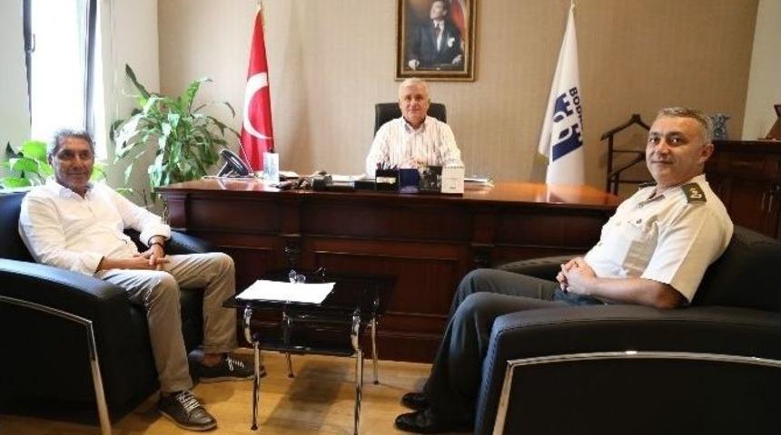 Bodrum İl&ccedil;e Jandarma Komutanı Demir&ouml;rs&rsquo;ten Veda Ziyaretleri