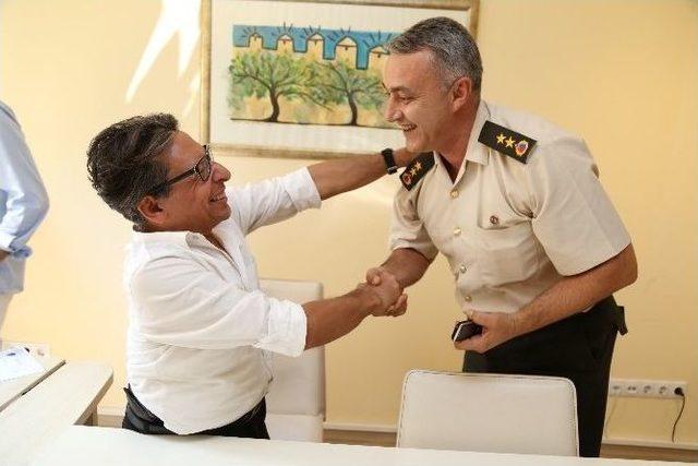 Bodrum İl&ccedil;e Jandarma Komutanı Demir&ouml;rs&rsquo;ten Veda Ziyaretleri 2
