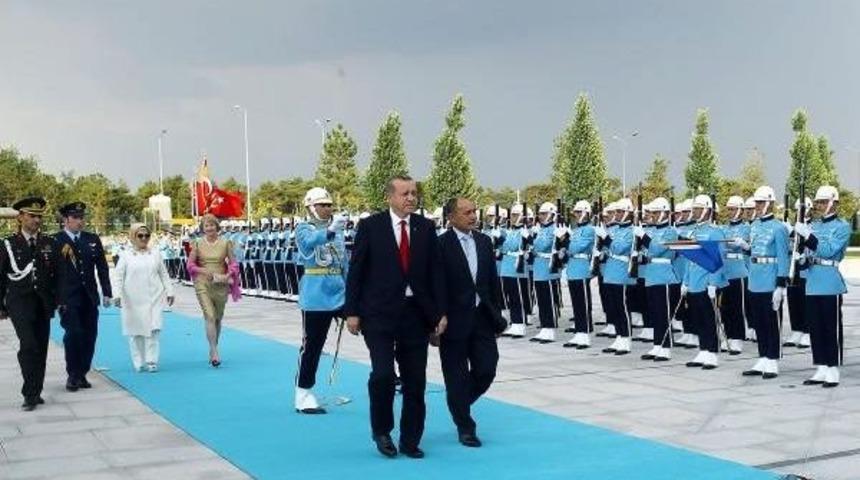 Yeni Zelanda Genel Valisi  Jerry Mateparae Cumhurbaşkanlığı Sarayı'nda