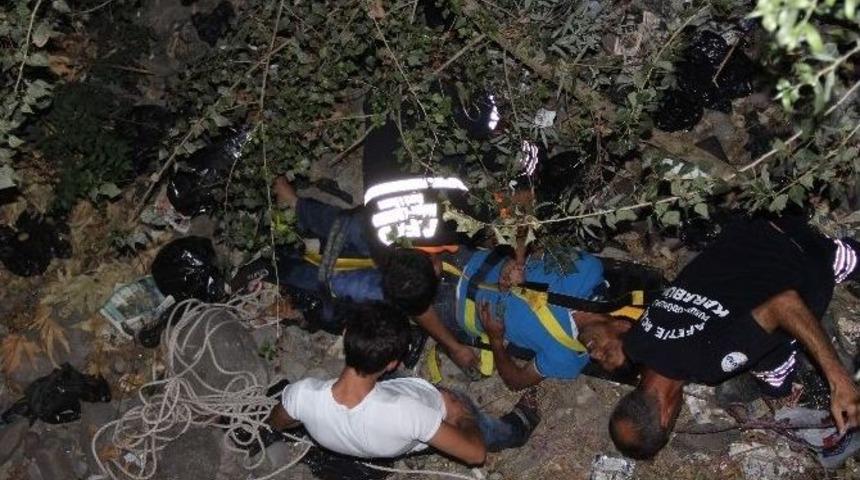 Alkol&uuml;n Etkisiyle 5 Metre Y&uuml;kseklikten D&uuml;şt&uuml;