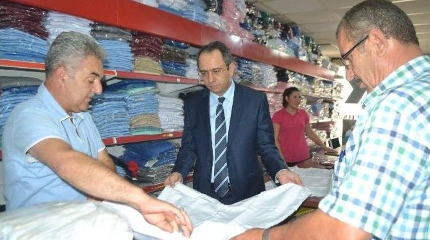 &Ccedil;erkezk&ouml;y Kaymakamı Kubilay&rsquo;dan Esnaf Ziyareti