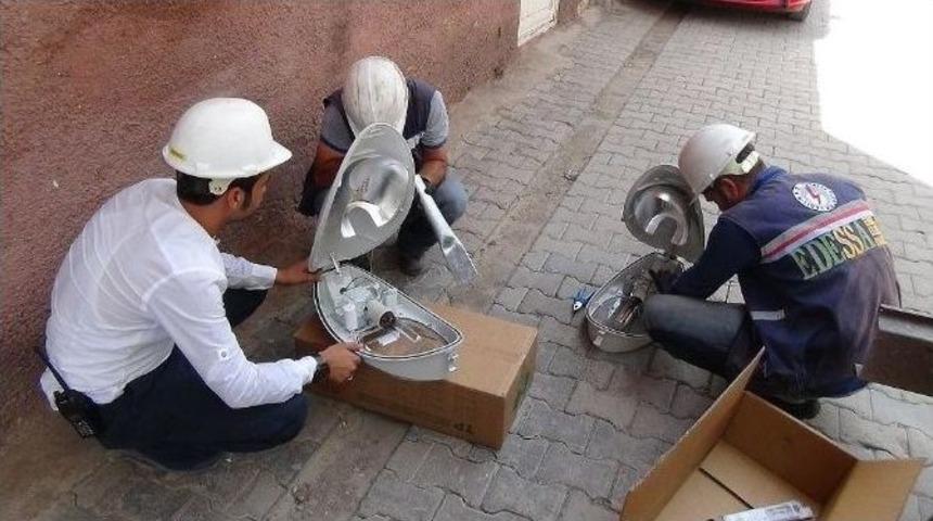 Ceylanpınar&rsquo;da Aydınlatma &Ccedil;alışması