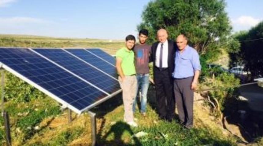 &Ccedil;ıldır&rsquo;da Bir İlk : G&uuml;neş Paneli