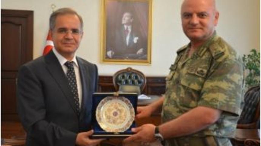 Tugay Komutanı Doğan&rsquo;dan Vali Tapsız&rsquo;a Veda Ziyareti