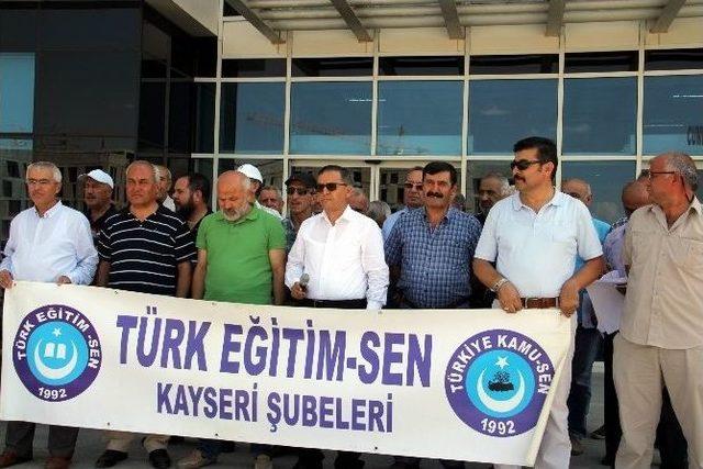 Türk Eğitim-sen Kayseri 1 Nolu Şube Başkanlığı’ndan Suç Duyurusu