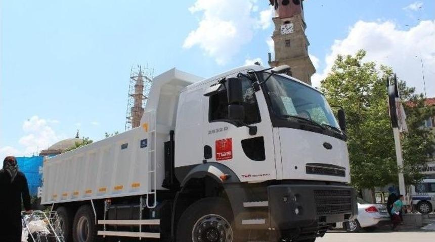 Sungurlu Belediyesi&rsquo;ne Damperli Kamyon Hibe Edildi