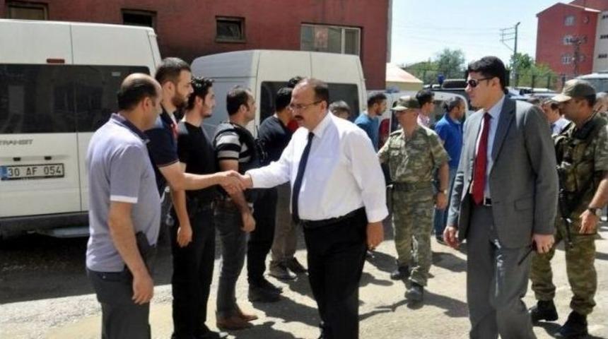 Vali Canbolat, Y&uuml;ksekova&rsquo;da İncelemelerde Bulundu