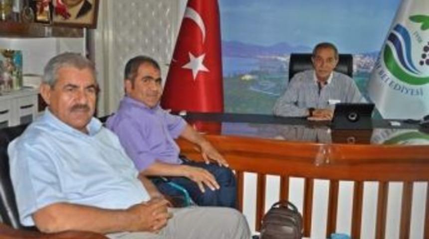 &Ccedil;etinkaya&rsquo;dan Başkan &Ouml;zdemir&rsquo;e Ziyaret