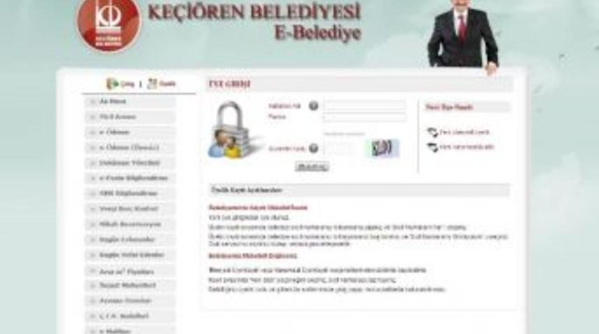 Ke&ccedil;i&ouml;ren Belediyesi E-belediyecilik İle Hizmeti Vatandaşın Ayağına G&ouml;t&uuml;rd&uuml;