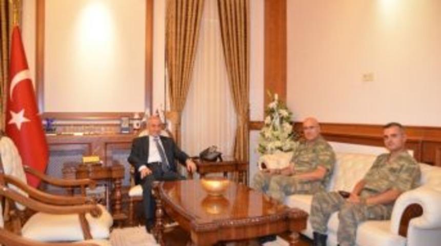 Paşalardan Vali Kam&ccedil;ı&rsquo;ya Veda Ziyareti