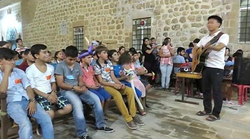 G&uuml;ney Koreli &Ccedil;ocuklar, Midyatlı S&uuml;ryanilere Misafir Oldu