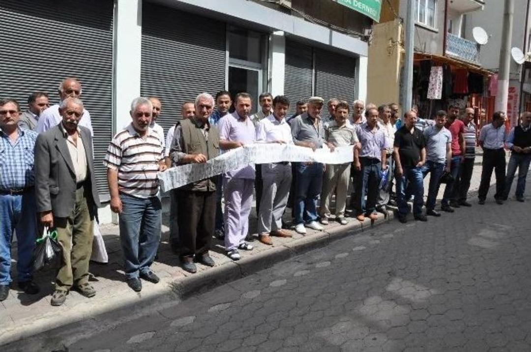 Sivas&rsquo;ta Esnaf Kepenk Kapattı