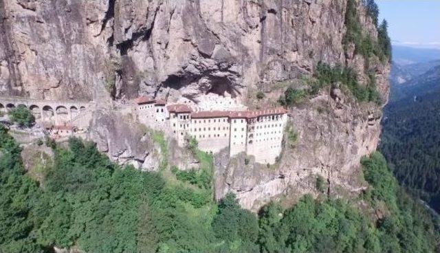 Tourist Flock To Sumela Monastery In Black Sea Province