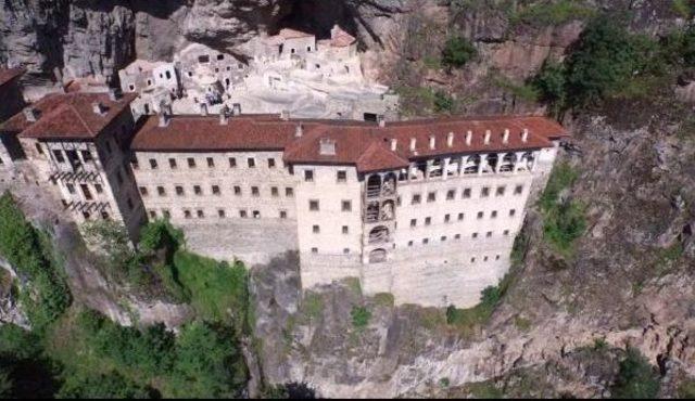 Tourist Flock To Sumela Monastery In Black Sea Province