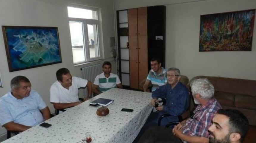 Maden M&uuml;hendisleri Odası&rsquo;ndan Akyel&rsquo;e Ziyaret