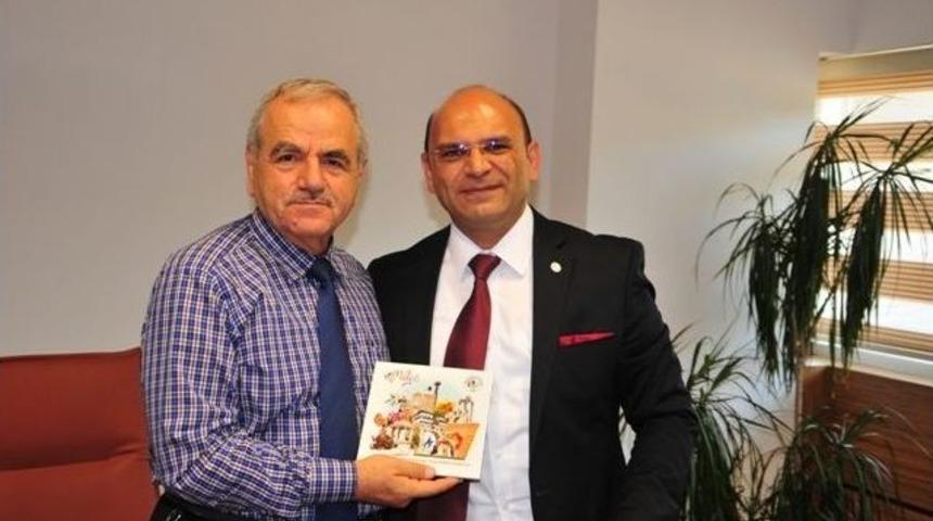 Mılas Kent Konseyı Rekt&ouml;r Harmandar&rsquo;ı Zıyaret Etti