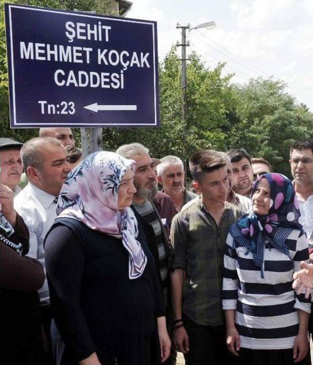 Şehit Uzman Çavuş Mehmet Koçak'ın Ismi Memleketinde Yaşatılıyor