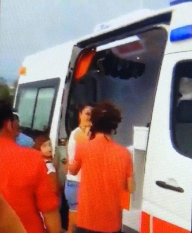 Tuğba Özay Çekim Sonrası Ambulansa Bindi