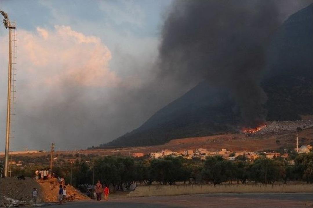 Manisa &Ccedil;&ouml;pl&uuml;ğ&uuml;nde Yangın