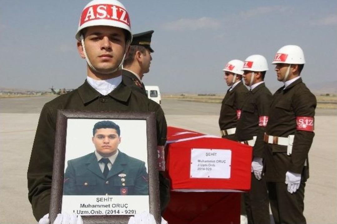 Şehit Muhammet Oru&ccedil;&rsquo;un Cenazesi Memleketine G&ouml;nderildi