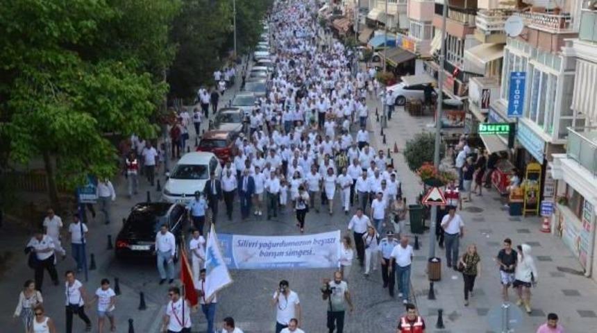 Silivri Yoğurt Festivali'nde Beyaz Kortej
