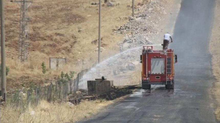 G&ouml;k&ccedil;ebağ&rsquo;da Anız Yangını