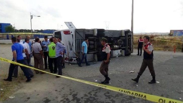 (özel Haber) İstanbul’da İşçi Servisi Kaza Yaptı: 5 Yaralı G1