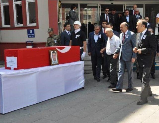 26 Günlük Şehit Polis, Memleketine Uğurlandı (2)