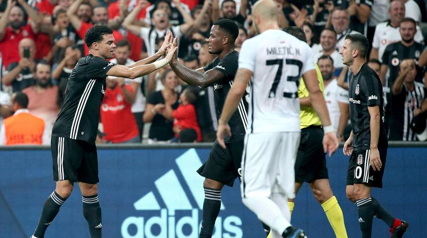 MAÇ ÖZETİ | Beşiktaş 3 - 0 Partizan (Beşiktaş UEFA Avrupa Ligi gruplarına kaldı)