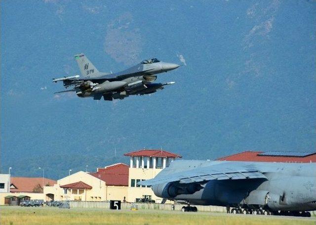 Abd’ye Ait 6 F-16 İncirlik’e Geldi 2