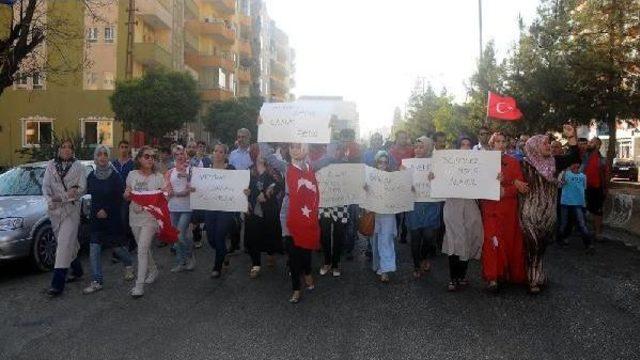 Midyat'ta Terör Olayları Protesto Edildi