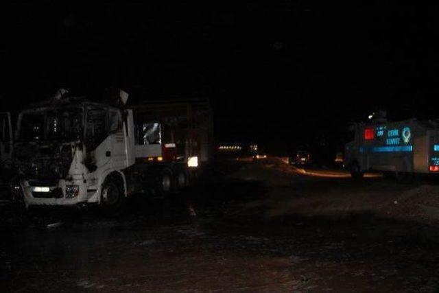 Nusaybin de Tır a Molotof Kokteylli Saldırı 2