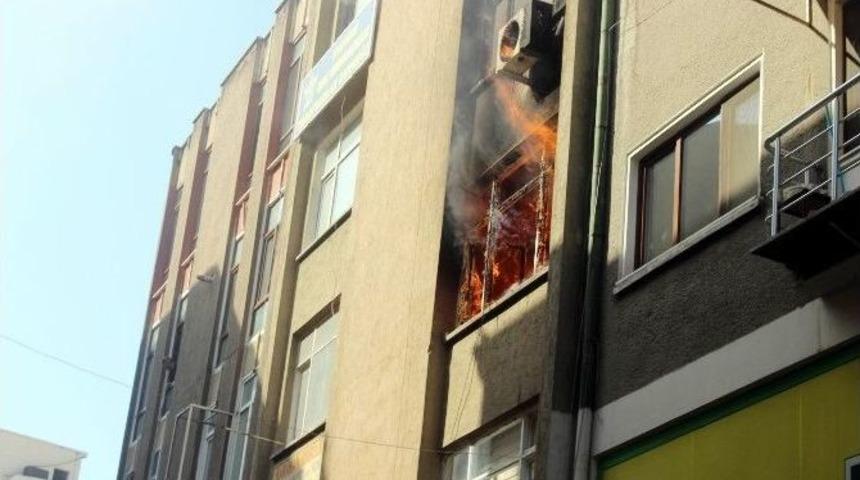 Kayseri&rsquo;de Korkutan Yangın