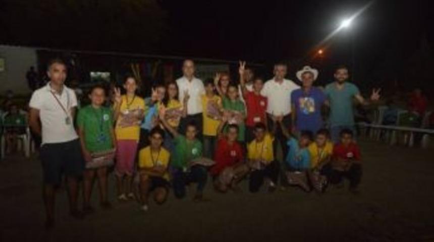 &Ccedil;ocuklar Yaz Kampına Veda Etti