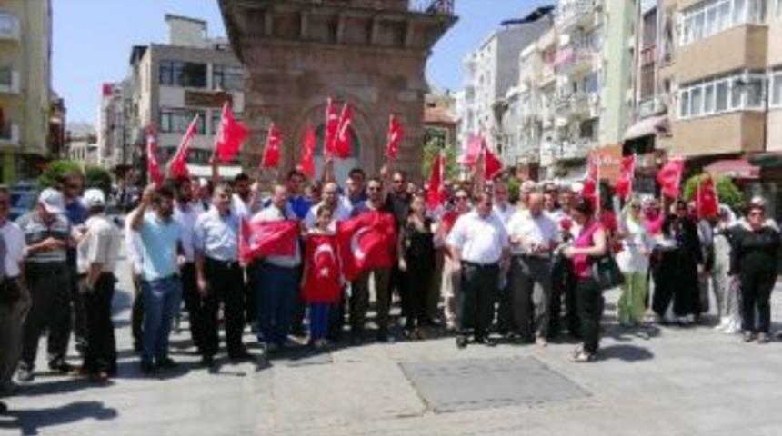 &Ccedil;anakkale&rsquo;de &lsquo;can D&uuml;ndar&rsquo; Eylemi