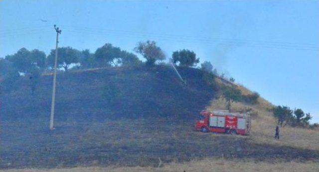 Otluk Alanda Yangın Korkuttu