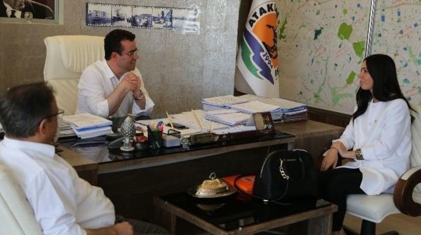 Karaaslan&rsquo;dan Taş&ccedil;ı&rsquo;ya Ziyaret