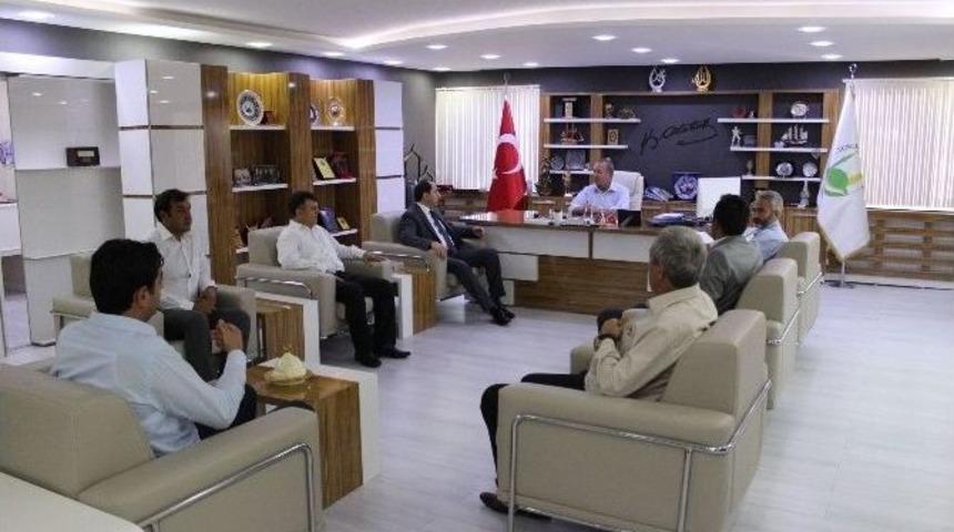 Rekt&ouml;r Alkan Başkan Şahiner&rsquo;i Ziyaret Etti