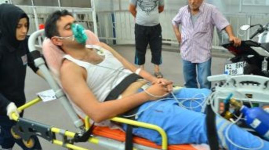 Tinerden Zehirlenen İş&ccedil;i Hastaneye Kaldırıldı
