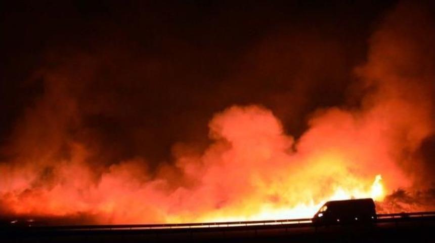 Gaziantep'te Dağlık Arazide Korkutan Yangın