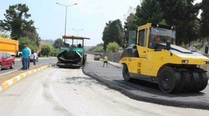 Ak&ccedil;akoca Barbaros Kavşağı Yolu Tamamlandı