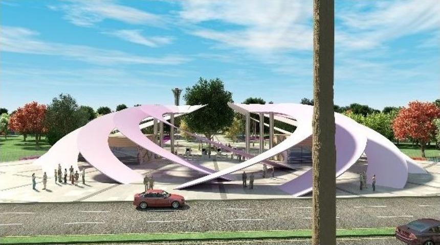 Expo&rsquo;ya Şakayık Temalı Giriş Kapısı