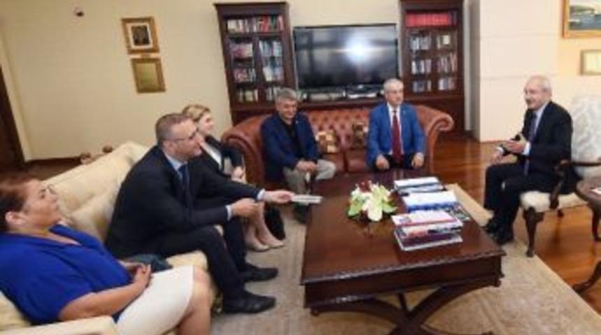 Kılı&ccedil;daroğlu, Tmmob, Disk, Kesk Ve Ttb Başkanlarını Kabul Etti