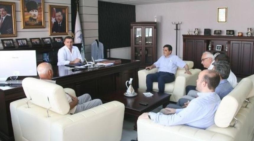 Başkan Yal&ccedil;ın, Başkan Bakıcı&rsquo;yı Ziyaret Etti