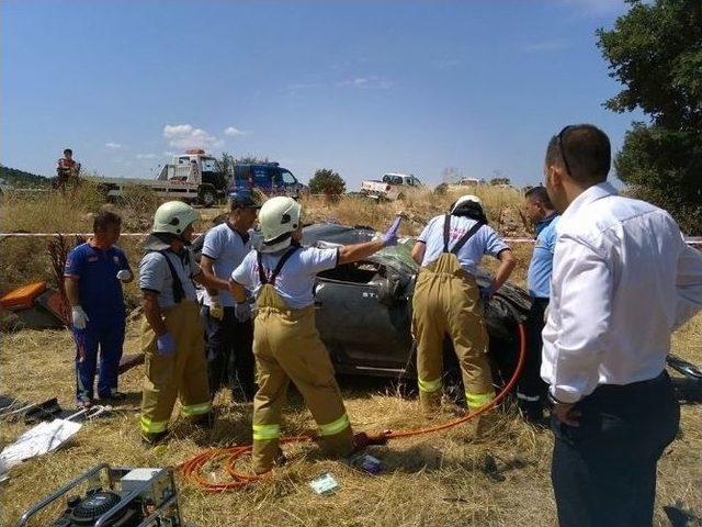 Havran’da Trafik Kazası: 1 Ölü, 3 Yaralı