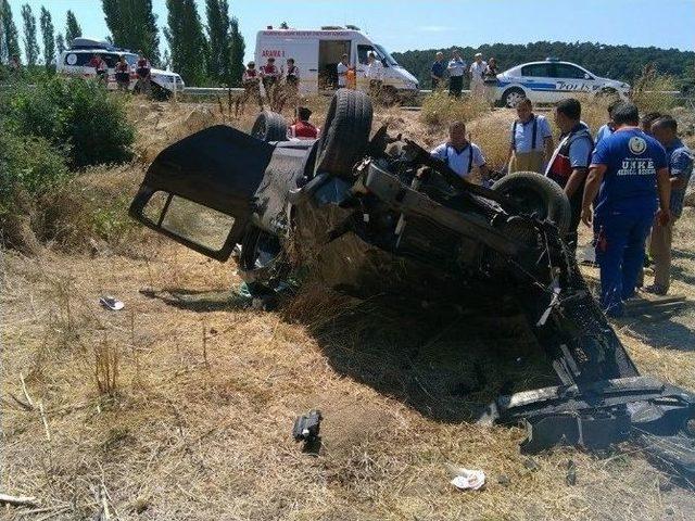 Havran’da Trafik Kazası: 1 Ölü, 3 Yaralı